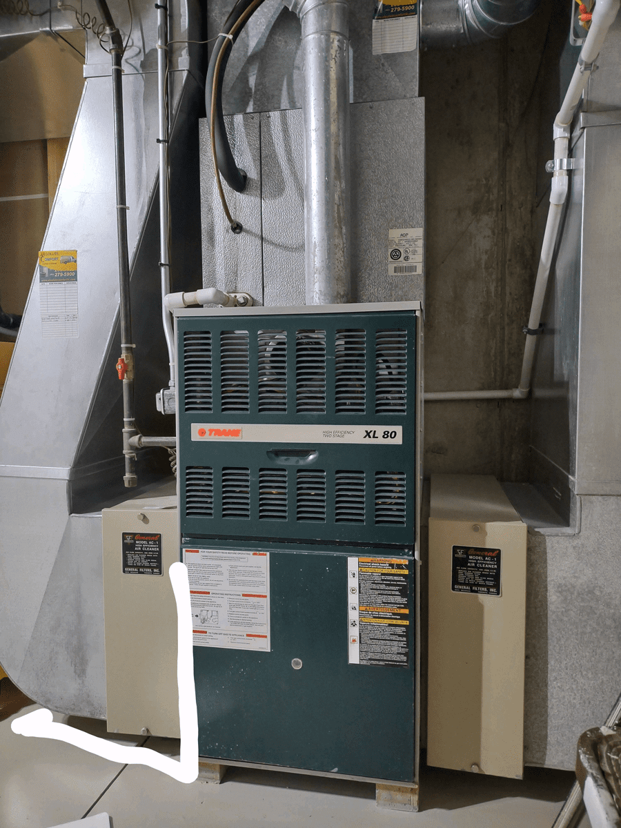 Russell's Remodeling Old Furnace